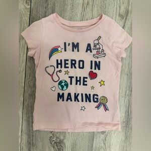 Pink Kids Shirt - Hero in the Making
